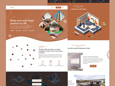 Real Estate Landing Page Design design figma graphic design landing page design ui user experience design user interface design ux website design