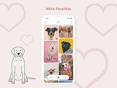 DailyUI #044 Favorites daily ui dailyui dailyui044 dailyuichallenge design ui ux
