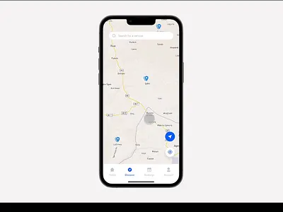 Map Exploration app design figma map mobile app prototyping ui ui design