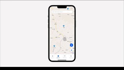 Map Exploration app design figma map mobile app prototyping ui ui design