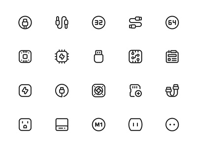 Myicons✨ — Hardware, Components vector line icons pack design system figma figma icons flat icons icon design icon pack icons icons design icons library icons pack interface icons line icons sketch icons ui ui design ui designer ui icons ui kit web design web designer