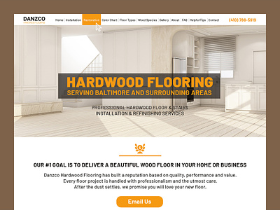 Website Design For Hardwood Flooring branding design for social media google professional advertising graphic design web design web development website de website design wood