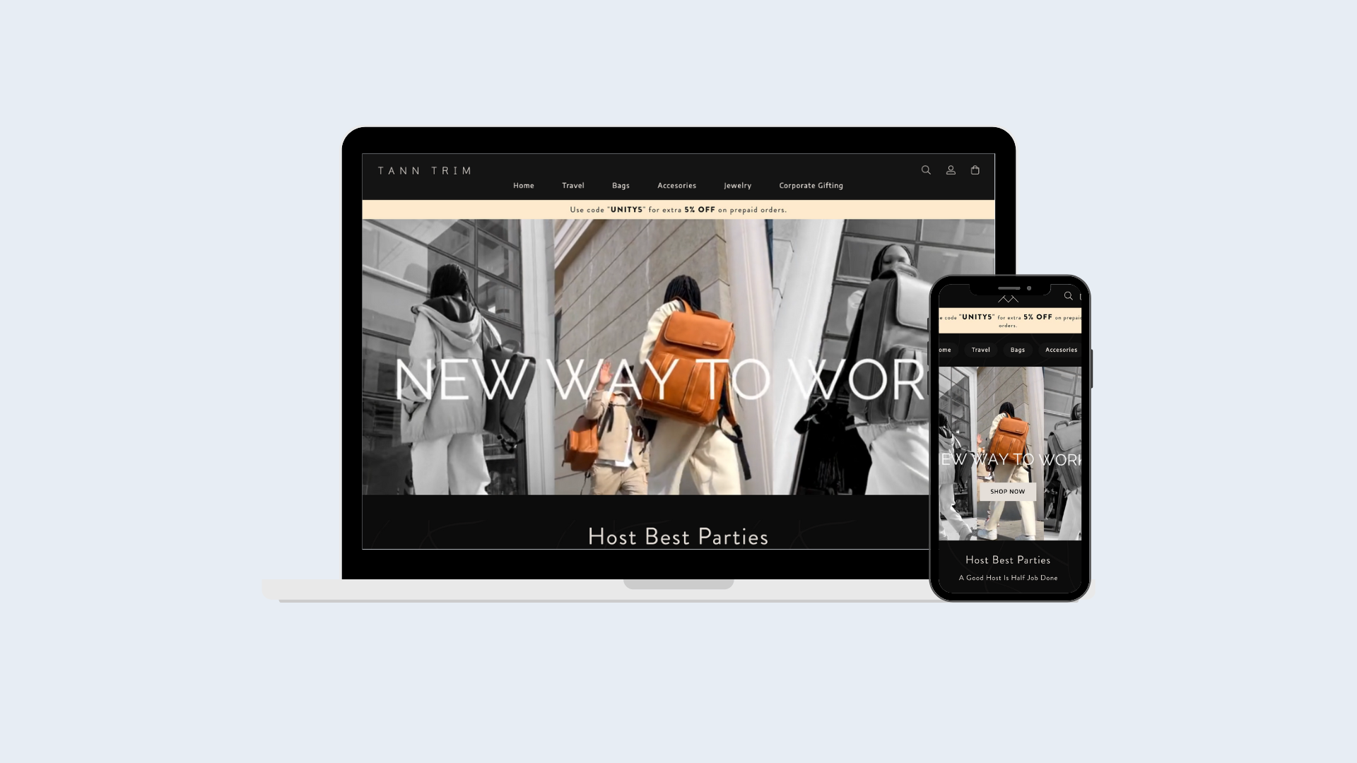 TANN TRIM design ui ux website