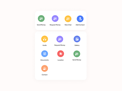 Modal cards design ui