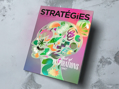 Stratégie Magazine. art direction buzz conceptual creativity editorial graphic design human idea illustration inspiration print