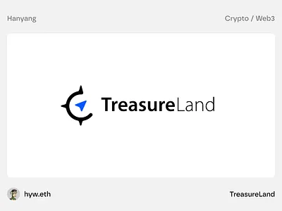 TreasureLand Logo Renewal 3.0 2023 - NFT Web3 Marketplace bitcoin blockchain brand branding btc crypto design icon illustration logo marketplace minimal minimalist nft ui web3