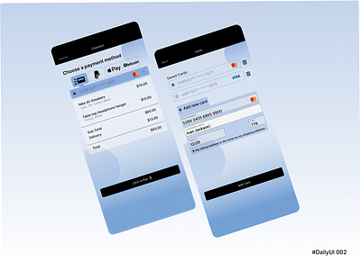Credit Card Checkout dailyui illustration ui visualdesign