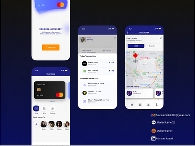 Banking App app design ui ux