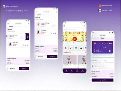 Toys app app ui ux