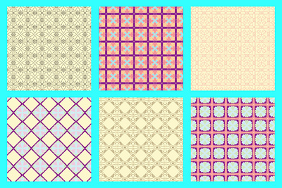 Geometric KDP Pattern pages decoration