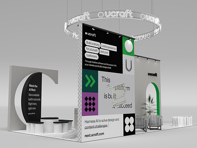 Ucraft Next: A Reflection of Ucraft's Rebranding 3d animation branding design ecommerce expo graphic design industrial design interior motion graphics ucraft