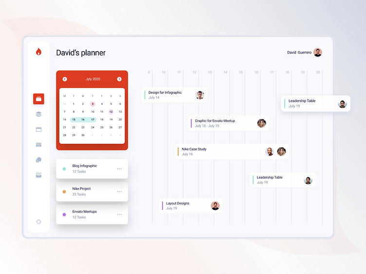 Project Management Dashboard UI Concept by I Can Infotech on Dribbble