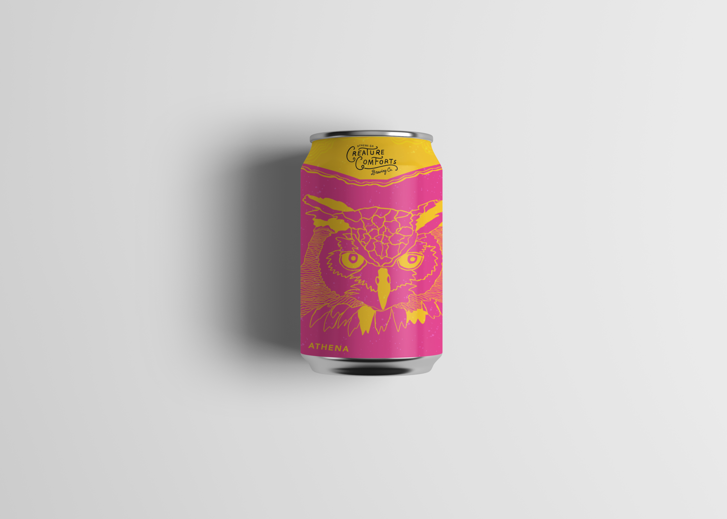 Creature Comforts Brewing Curious Animals animals art athens georgia beer can beer design branding creature comforts curious animals design graphic design illustration illustrator line art redesign