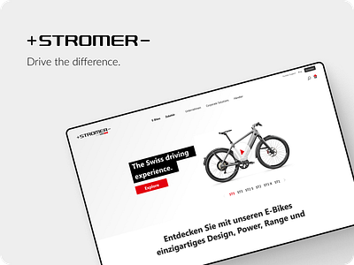 Design Concept E-Bike Manufacturer design ui ux