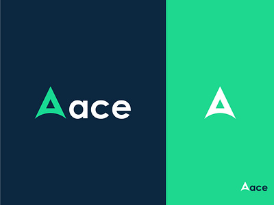 Logo design for AI brand - Ace branding design figma graphic design illustration logo typography ui ux vector