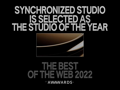 Synchronized – Studio of the Year on Awwwards 2022 grid synchronized ui ux video web website