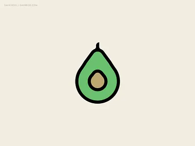 Simple Avocado Logo avocado logo bistro food geometric green guac guacamole healthy line logo mexican negative plant restaurant simple sushi vegan vegetable vegetarian veggie