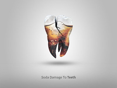 Soda Damage to Teeth damage graphic design social media soda soda damage to teeth teeth toosth