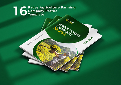 16 Pages Agriculture Company Brochure Template 16 pages 16 pages company profile agriculture banners bifold brochure booklet corporate crop design farmer farming flyer flyer artwork flyer design flyer template graphic design illustration marketing organic profile