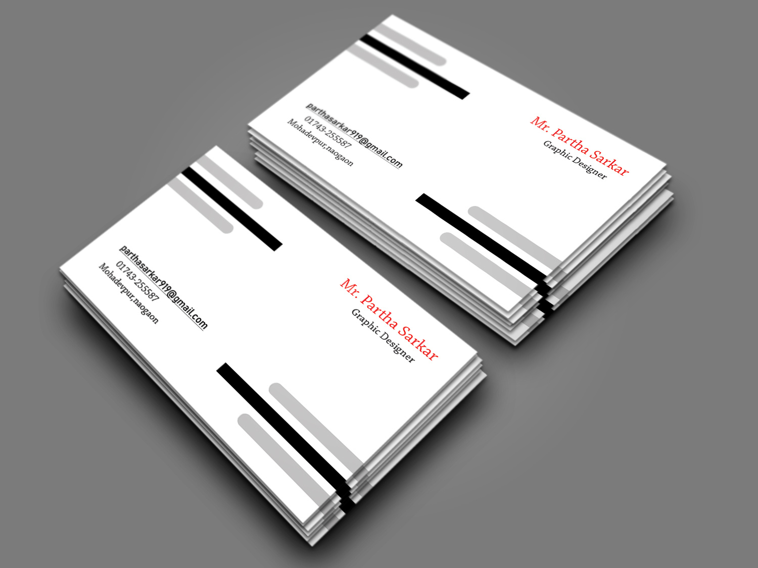 Business Card By Parthapixel On Dribbble business-card-by-parthapixel-on-dribbble