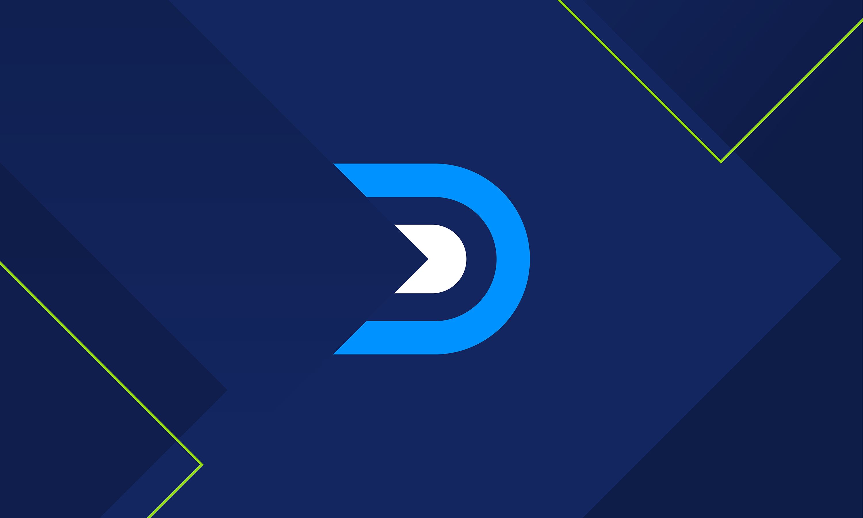 Denim – Freight Payment System Logo advertising arrow logo d icon d logo finance fintech fintech logo freight logistics payment transport transportation