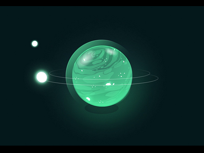 Dance of the planets 3d animation dribbble graphic design illustration motion graphics new