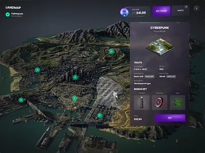 UX Interface - Crypto Game 3d 3d game blockchain casino crypto game design gambling game game hud game interface game ui hud map nft game p2e play to earn ui ux ux interface web 3