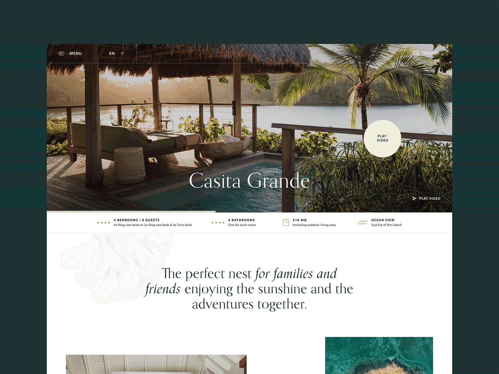 Islas Secas / Web-UI Design branding design digital design ui ui design web web design website