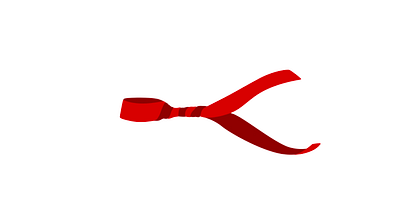 Twisting Tie Animation animaton frame by frame illustration motion graphics ribbon twist twist tie