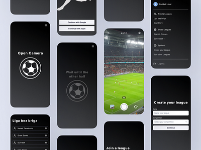 Football recording mobile app