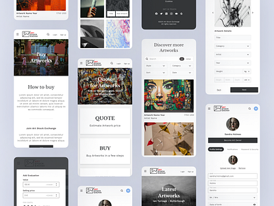 Art auction marketplace mobile app