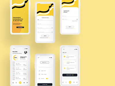 To-do List Mobile App app calender app design mobile app product design ui