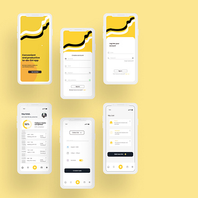 To-do List Mobile App app calender app design mobile app product design ui