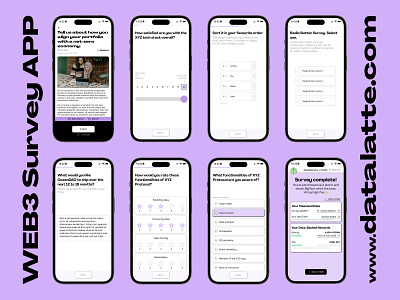 Web3 Survey App app branding dashboard design platform survey ui ux