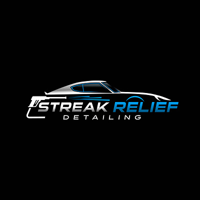 Streak Relief Detailing branding design graphic design logo typography