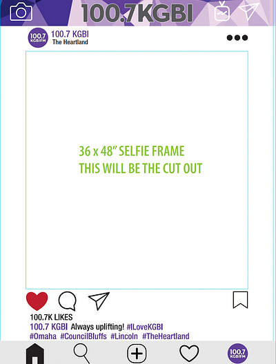 Selfie Frame | Corrugated Plastic branding design graphic design typography