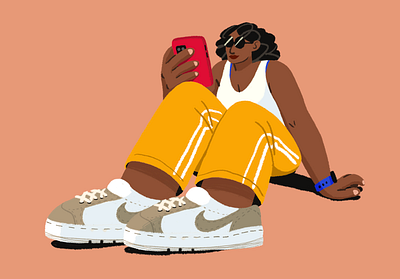 👟 character illustration digital illustration graphic design illustration illustrator procreate product illustration visual design