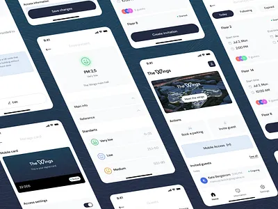 The Wings android app design design agency ios mobile mobile app product screens ui uiuxdesign ux