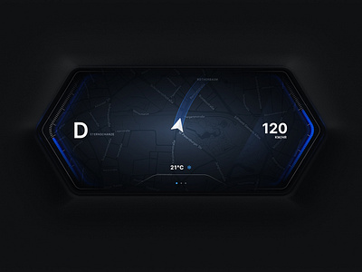 Remotely controlling the vehicle app car dark design interface navigation ui ux vehicle widgets