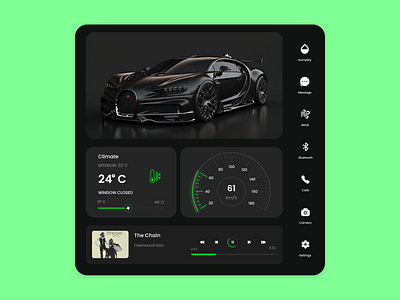Daily UI #034 - Car Interface 034 app application car car interface daily daily ui daily ui 034 design ui ux