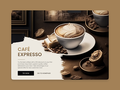 Daily UI #036 - Special Offer 036 café coffee daily daily 036 daily ui design landing page offer site special offer ui ux