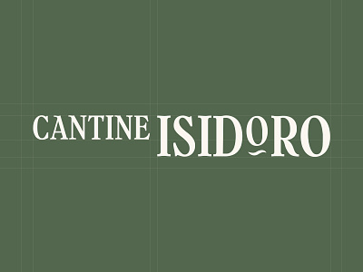 Cantine Isidoro / Brand Identity branding graphic design label design logo logo design packaging