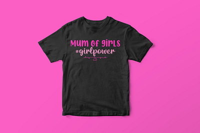 Mum of girls #girlpower, Mother’s Day SVG Design colorful cut file design funny mothers day quotes graphic design graphic tees merch design mom life shirt design mom life svg mom svg mothers day svg mothers day svg design mothers day t shirt design svg svg cut file svg design t shirt designer tshirt design typography typography tshirt design