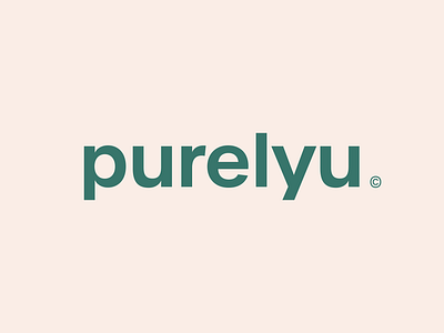 PurelyU brand branding clean cosmetic design identity logo make up minimalist organic sustainable visual