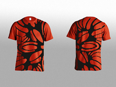 T-shirt mockup design fashion fashiondesigner illustration mockup motif pattern textiledesigner tshirt vector