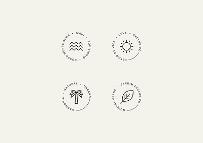 Beach icons beach design graphic design icon illustrator outline