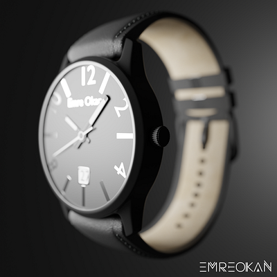 3D Watch Modeling 3d 3dmodel blender3d render rendering watch