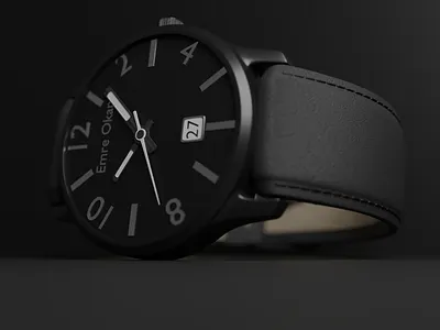 3D Watch Modeling 3d 3dmodel blender blender3d design render rendering