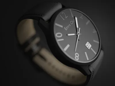 3D Watch Modeling 3d 3dmodel blender blender3d design render rendering time watch