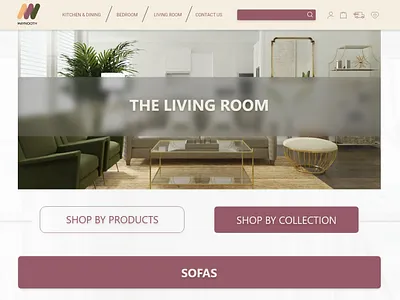 Furniture store header design branding design furniture graphic design home interface logo ui vector web webdesign website xd
